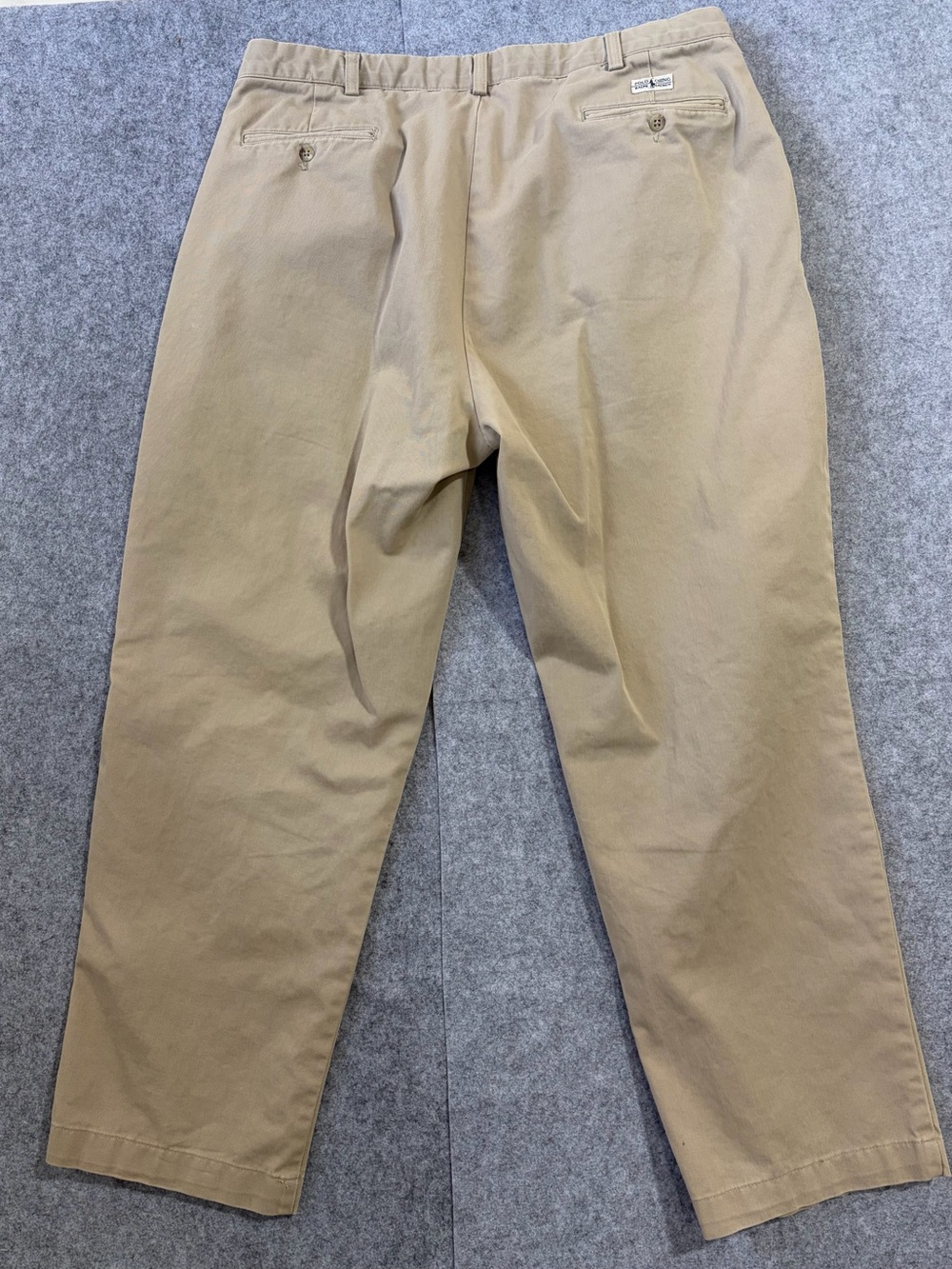 Polo by Ralph Lauren Pleated Chinos Andrew Pant in Khaki Tan - Picture 3 of 9
